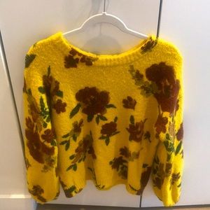 Vintage urban outfitters floral sweater